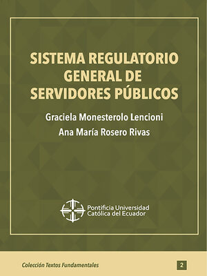 cover image of Sistema regulatorio general de servidores públicos